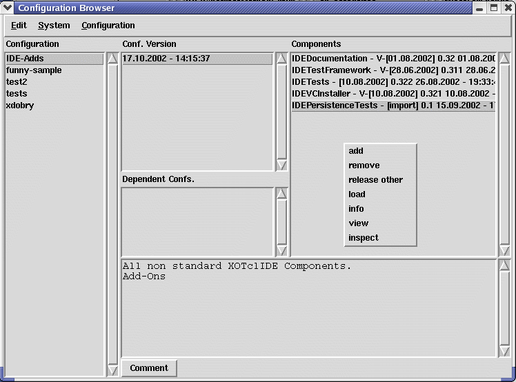 Configuration Browser