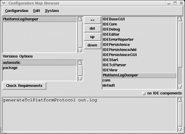 Configurations Map Browser