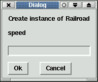 Create Instance Dialog